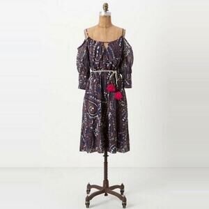 Anthropologie Vanessa Virginia Convivial Midi Dress size 2